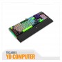 TECLADO MECANICO ANTRYX MK ZIGRA EVO BLACK & GRAY, BLUE SWITCH (AMK-900KBL-SP)
