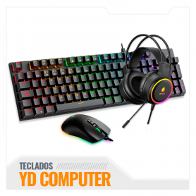 KIT GAMING AUDIFONO + TECLADO + MOUSE ANTRYX GC-3100 X3 BLACK, RED SWITCH  (AGC-3100X3KRE-SP)