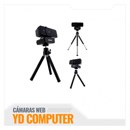 CAMARA WEB TEROS TE-9072 2K  CON MICROFONO USB 2.0