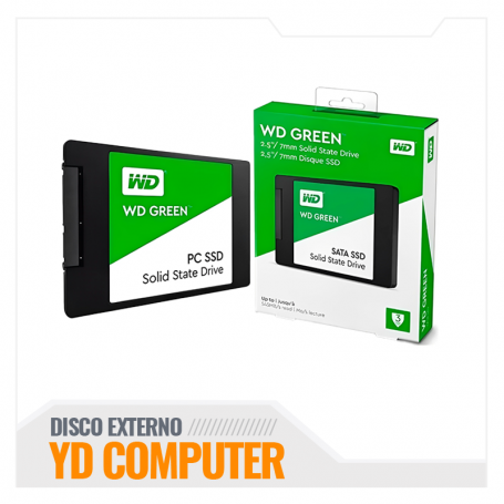 DISCO SOLIDO WESTERN DIGITAL  SSD GREEN 480GB 2.5 INT SATA 3D