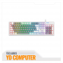 TECLADO MECANICO ANTRYX MK860L WHITE & GRAY, BLUE SWICHT (AMK-CS860LWGBL-SP)