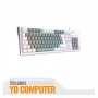 TECLADO MECANICO ANTRYX MK860L WHITE & GRAY, BLUE SWICHT (AMK-CS860LWGBL-SP)