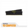 MEMORIA RAM CORSAIR DDR4 16GB FRECUENCIA 3200 MHZ, VENGEANCE LPX NEGRO