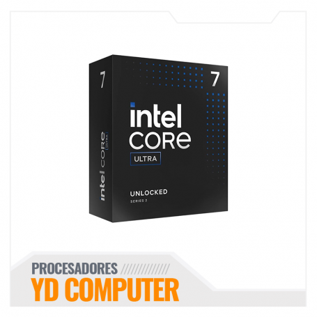 PROCESADOR INTEL CORE ULTRA 7 265KF 3.90 5.50GHZ, 30 MB INTEL SMART CACHE, LGA1851