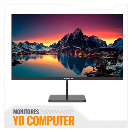 MONITOR ADVANCE PLANO ADV-2152S, 21.5" IPS BOE, HDMI, DP, VGA, SPEAKER