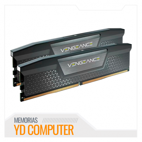 MEMORIA RAM CORSAIR VENGEANCE DDR5 32GB (2X16) 6000 MHZ CL36 1.35V NEGRO