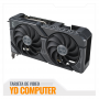 TARJETA DE VIDEO ASUS DUAL-RTX4060-O8G-V2 OC EDITION 8GB GDDR6, PCI-E 4.0