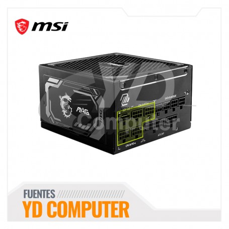 FUENTE DE ALIMENTACION MSI MAG-A1250GL FORMATO ATX 1250W 80 PLUS GOLD