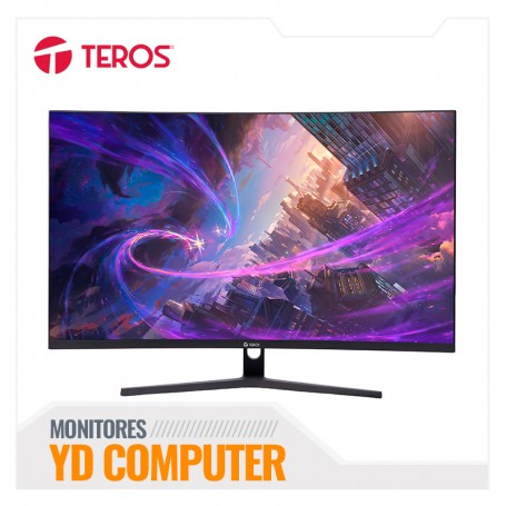 MONITOR CURVO GAMING TEROS TE-3217G, 31.5" VA, 165HZ, 1MS, DP, HDMI, AUDIO OUT
