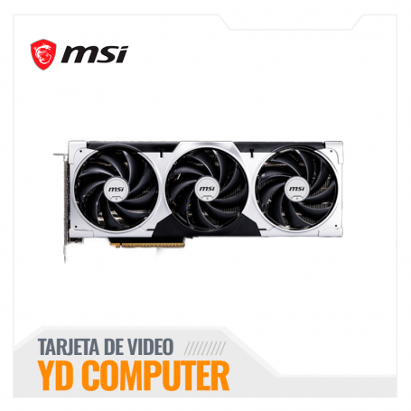 TARJETA DE VIDEO MSI GEFORCE RTX 5060 TI 16GB VENTUS3X OC GDDR7 128 BITS, 3 VENTILADORES