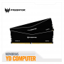 MEMORIA RAM PREDATOR PALLAS II DDR5 U-DIMM 32GB (2X16) 6000 MHZ BLACK CL36 PC5