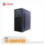 CASE GAMER TEROS TE-1319G, MID TOWER, 450W, USB 3.0 / 2.0, AUDIO, NEGRO