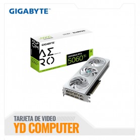 TARJETA DE VIDEO GIGABYTE GEFORCE RTX 5060 TI AERO OC 16G, 16 GB GDDR7, PCIE 5.0