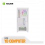 CASE ATX HALION GAMER TITAN 109 VIDRIO 4X12 ARGB WHITE USB3.0 SIN FUENTE