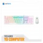 KIT GAMING ANTRIX GC-3100 WHITE, TECLADO SWITCH BLUE Y MOUSE (AGC-3100WBL-SP)