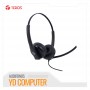 AUDIFONO TEROS TE-8039CS, USB, NEGRO