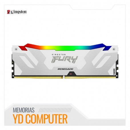 RAM KIGNSTON FURY RENEGADE RGB 32GB DDR5 6400MT/S | XMP 3.0 | CL32-39-39