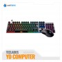 KIT WIRELESS TECLADO MECANICO + MOUSE ANTRYX GC-4500 TRIX, RED SWITCH (AGC-4500TXKRE-SP)