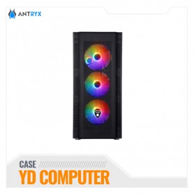 CASE ANTRYX RX-265 FRGB FAN X4 VIDRIO TEMPLADO C/FUENTE B500W (AC-RX265KFR-500CP)