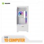 CASE ATX GAMER HALION FISH TANK JUPITER K04 6XARGB BLANCO SIN FUENTE