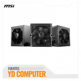 FUENTE MSI FUENTE DE PODER MSI MAG A750BN PCIE5 III (AG-A750BN-PCIE5-III)  80 PLUS BRONZE