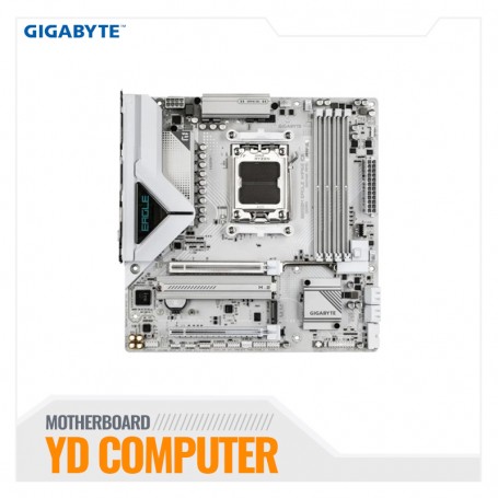 MOTHERBOARD GIGABYTE B850M EAGLE WIFI6E ICE, CHIPSET AMD B850, SOCKET AMD AM5, ATX