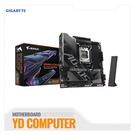 MOTHERBOARD GIGABYTE B840M AOURUS ELITE WIFI6E ( B840M A ELITE WIFI6 ) AM5